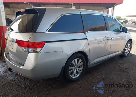 2014 Honda Odyssey Ex-L from USA, damaged, VIN 5FNRL5H69EB080203